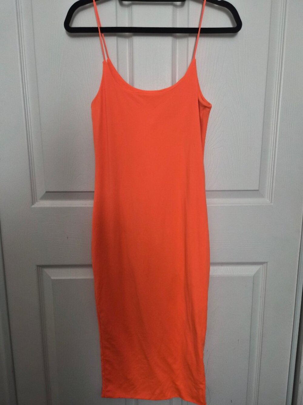 HOTMIAMISTYLES HMS orange spaghetti strap midi dress